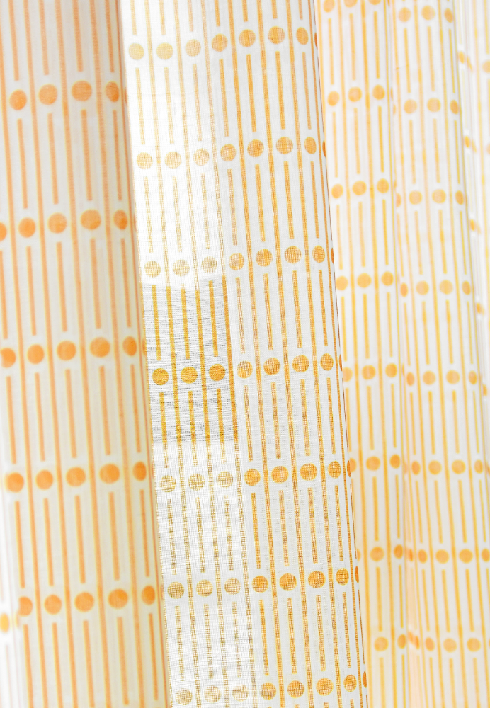 Miller Yellow Sheer Curtain Ⅱ